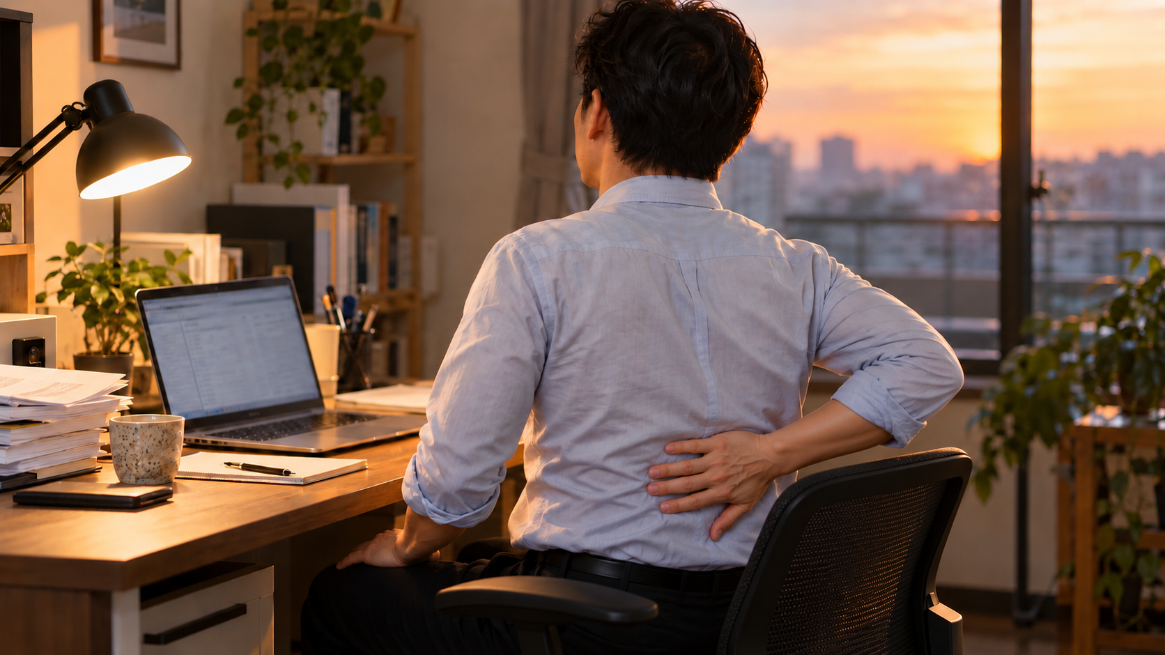 【認定理学療法士が解説】忙しい日の夕方に呼吸が浅く、背中まで張るときに確認したいこと
